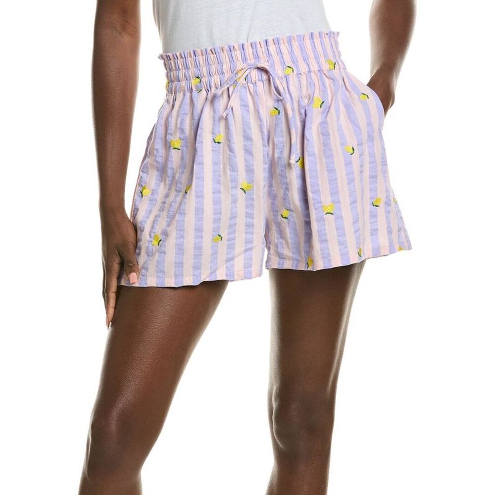 Chaser Womens  Allover Lemons Short, Purple